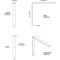 Ekena Millwork Hamilton Steel Bracket, Hammered Gray 2"W x 20"D x 20"H BKTM02X20X20HAHGY - alternate 3